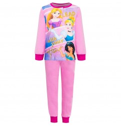 Disney Princess Βαμβακερή πιτζάμα για κορίτσια (HS7263 I00B Pink) - Χειμωνιάτικες / εποχιακές πιτζάμες