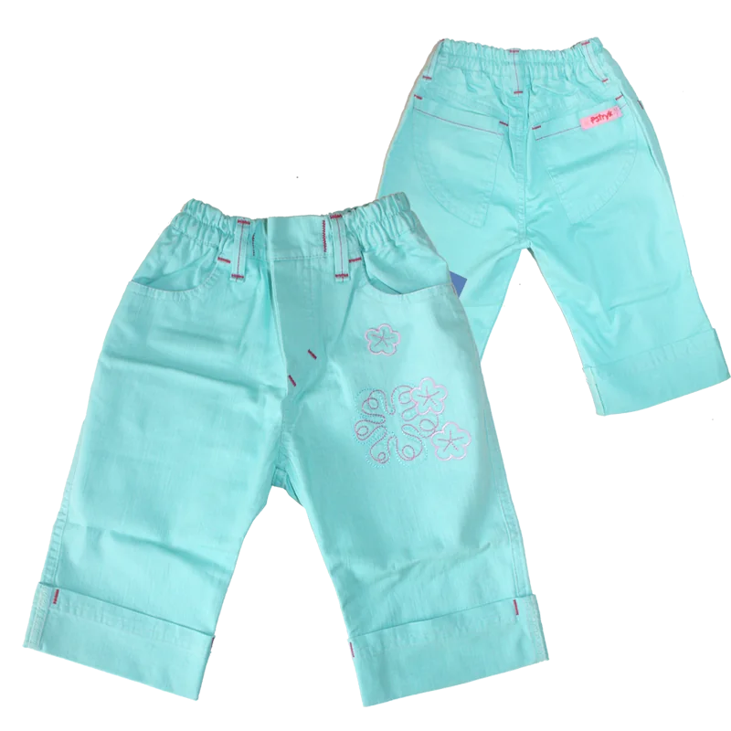 Παιδικό παντελόνι κάπρι για κορίτσια (MALWINA 213B)