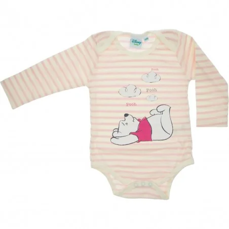 Disney Baby Winnie the Pooh Βρεφικό Ζιπουνάκι Σετ 2 Τεμαχίων - 100% Βαμβακερό (1040 Roze)