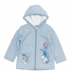 Disney Frozen Παιδικό μπουφάν αδιάβροχο - parka τύπου Softshell (HU1042 BLUE) - Μπουφάν