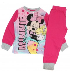 Disney Minnie Mouse Βαμβακερή πιτζάμα Για Κορίτσια (EV2086) - Χειμωνιάτικες / εποχιακές πιτζάμες