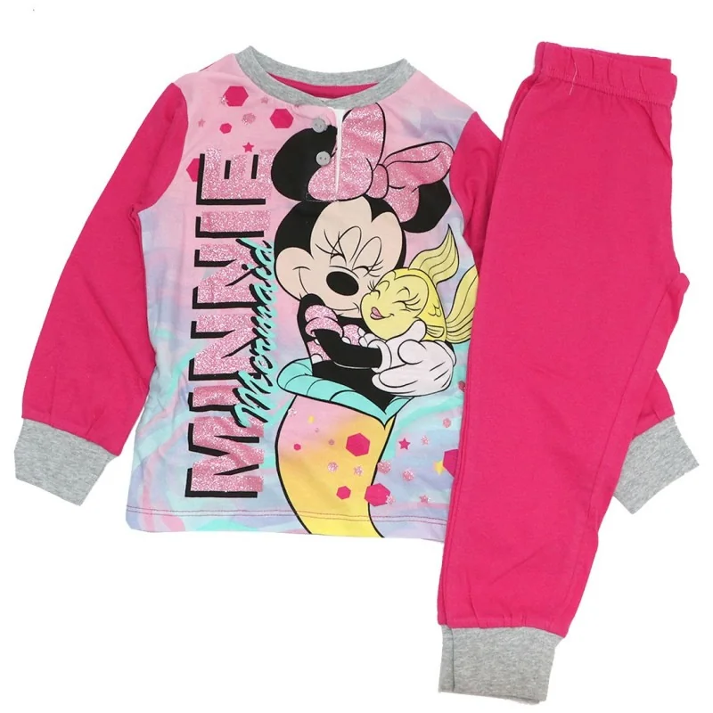 Disney Minnie Mouse Βαμβακερή πιτζάμα Για Κορίτσια (EV2086) Disney Minnie Mouse Βαμβακερή πιτζάμα Για Κορίτσια (EV2086)