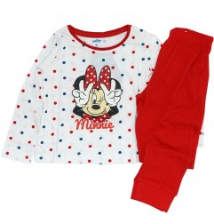 Disney Minnie Mouse Βαμβακερή πιτζάμα Για Κορίτσια (DIS MF 52 04 8840 red) - Χειμωνιάτικες / εποχιακές πιτζάμες