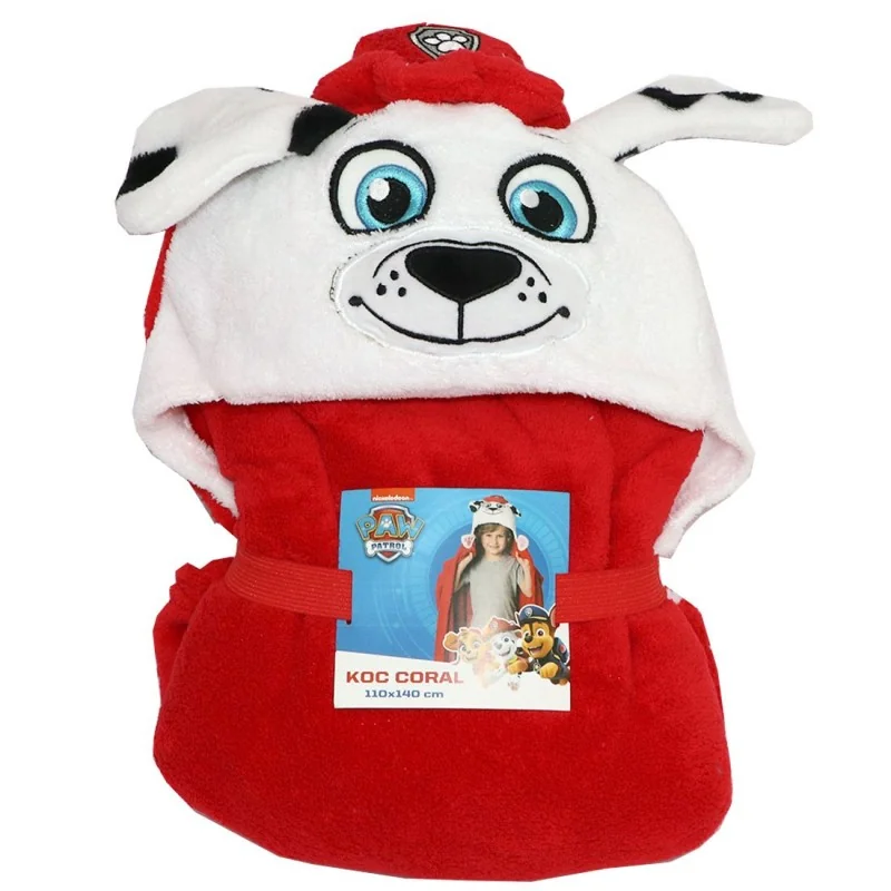 Paw Patrol Παιδική Κουβέρτα με κουκούλα Fleece Coral 110x140εκ (PAW213047 marsal) Paw Patrol Παιδική Κουβέρτα με κουκούλα Fleece Coral 110x140εκ (PAW213047 marsal)