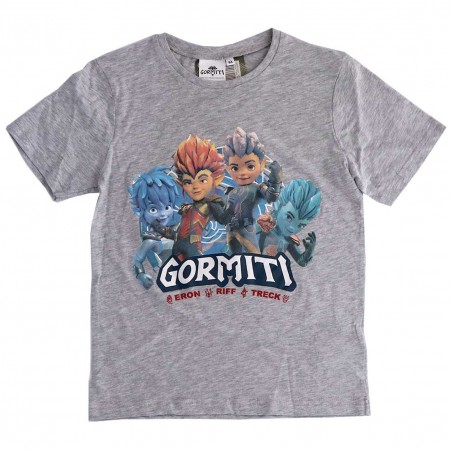 Gormiti Κοντομάνικο Μπλουζάκι Για αγόρια (UE6730 Grey) - Κοντομάνικα μπλουζάκια