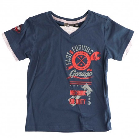 Fast & Furious Κοντομάνικο Μπλουζάκι Για αγόρια (FFER1005 BLUE) - Κοντομάνικα μπλουζάκια