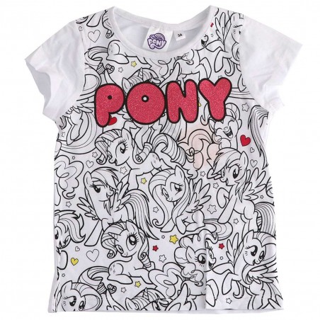 My Little Pony Κοντομάνικο μπλουζάκι για κορίτσια (HS1189 WHITE) - Κοντομάνικα μπλουζάκια