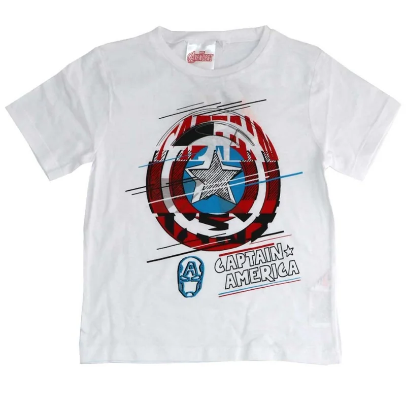 Marvel Avengers κοντομάνικο Μπλουζάκι αγόρια (UE1063White) Marvel Avengers κοντομάνικο Μπλουζάκι αγόρια (UE1063White)