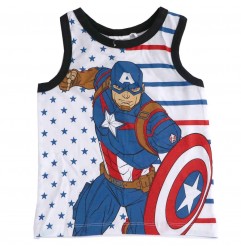 Marvel Avengers Captain America Αμάνικο Μπλουζάκι Για Αγόρια (UE1064) - Αμάνικα μπλουζάκια