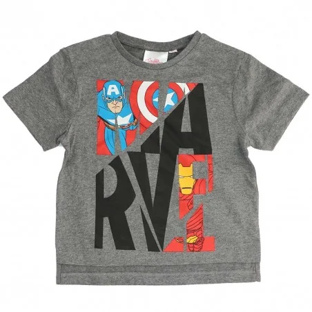 Marvel Avengers κοντομάνικο Μπλουζάκι αγόρια (UE1060 Grey) - Κοντομάνικα μπλουζάκια