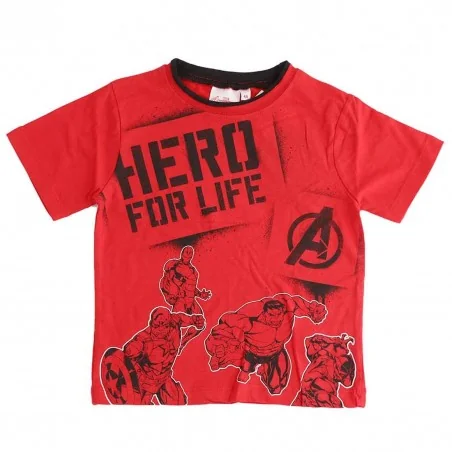 Marvel Avengers κοντομάνικο Μπλουζάκι αγόρια (UE1062RED) - Κοντομάνικα μπλουζάκια