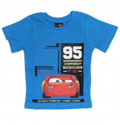 Disney Cars Κοντομάνικο μπλουζάκι για αγόρια (DIS C 52 02 9455 Blue) - Κοντομάνικα μπλουζάκια