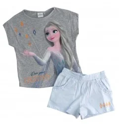 Disney Frozen Καλοκαιρινό Σετ Για κορίτσια (UE1008Grey) - Καλοκαιρινά Σετ