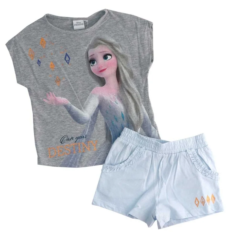 Disney Frozen Καλοκαιρινό Σετ Για κορίτσια (UE1008Grey)