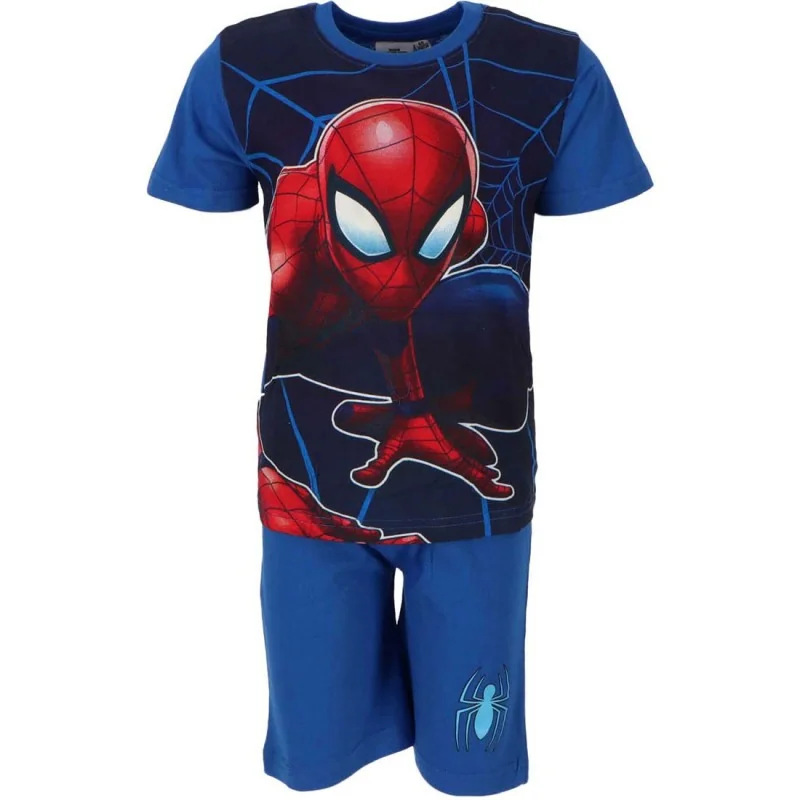 Marvel Spiderman Καλοκαιρινή Πιτζάμα Για Αγόρια (SP-2122-1768 BLUE) Marvel Spiderman Καλοκαιρινή Πιτζάμα Για Αγόρια (SP-2122-1768 BLUE)
