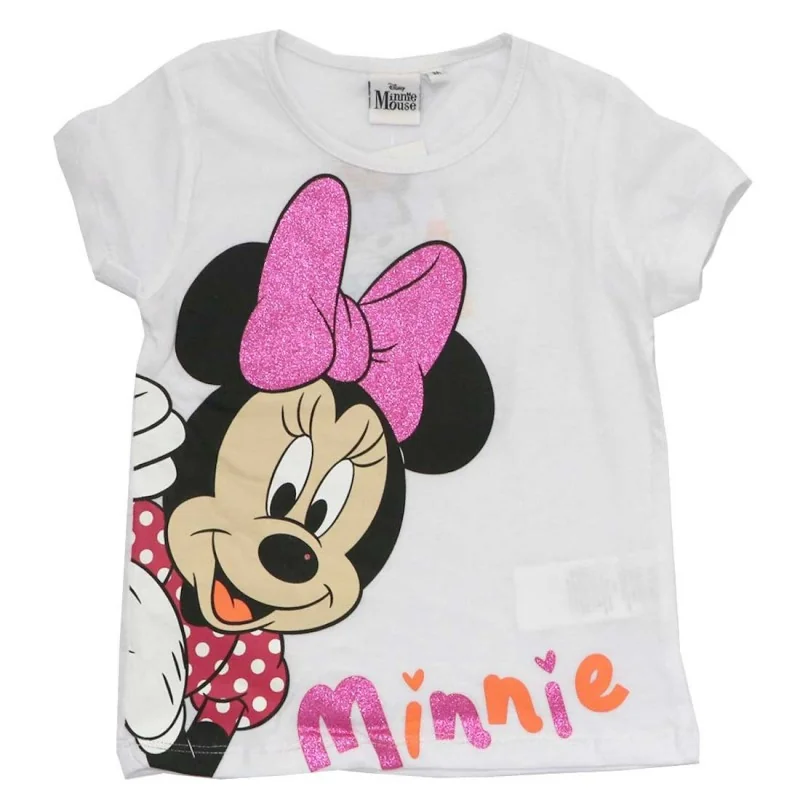 Disney Minnie Mouse Κοντομάνικο Μπλουζάκι για κορίτσια (EV1081 WHITE) Disney Minnie Mouse Κοντομάνικο Μπλουζάκι για κορίτσια (EV1081 WHITE)