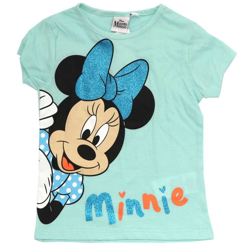 Disney Minnie Mouse Κοντομάνικο Μπλουζάκι για κορίτσια (EV1081)