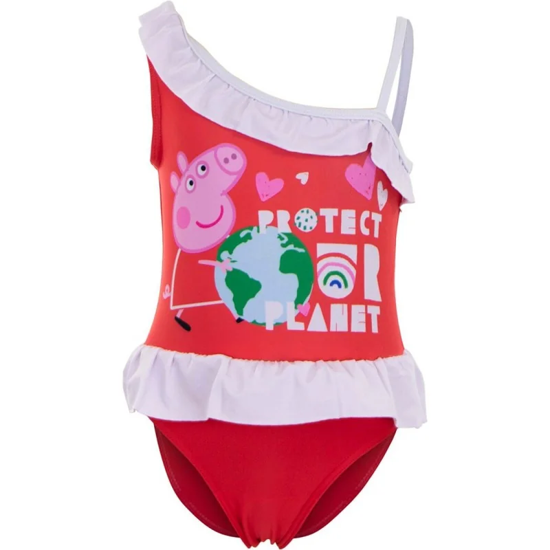 Peppa Pig Παιδικό Μαγιό ολόσωμο (PP13465 RED)