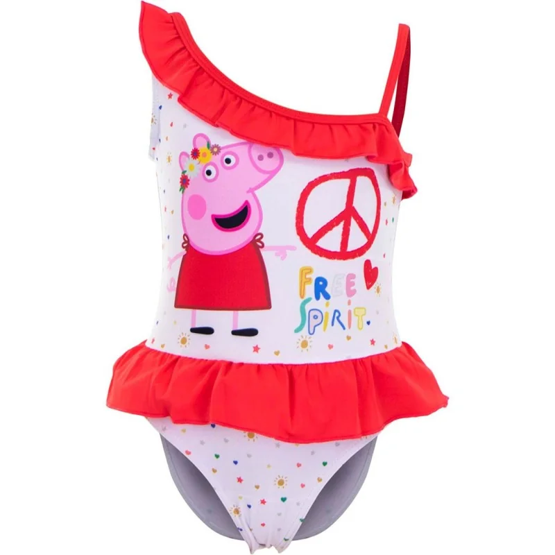 Peppa Pig Παιδικό Μαγιό ολόσωμο (PP13465 White) Peppa Pig Παιδικό Μαγιό ολόσωμο (PP13465 White)
