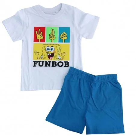 Spongebob Καλοκαιρινή Πιτζάμα Για Αγόρια (SB 52 04 201) - Πιτζάμες Καλοκαιρινές