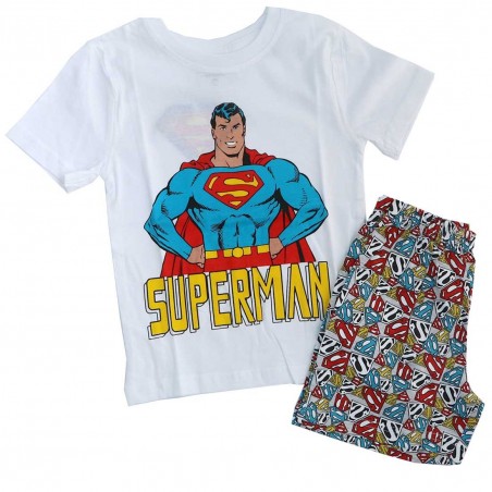 Superman Καλοκαιρινή Πιτζάμα Για Αγόρια (SUP 52 04 191) - Πιτζάμες Καλοκαιρινές