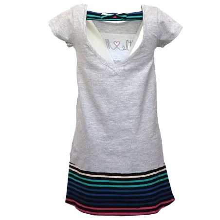 Little Marcel Παιδικό φόρεμα για κορίτσια (LMSE1012GREY)