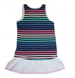 Little Marcel Παιδικό φόρεμα για κορίτσια (LMSE1013BLACK) - Καλοκαιρινά φορέματα