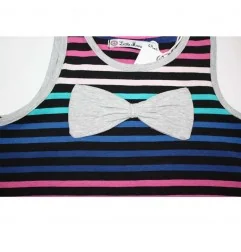 Little Marcel Παιδικό φόρεμα για κορίτσια (LMSE1013BLACK) - Καλοκαιρινά φορέματα
