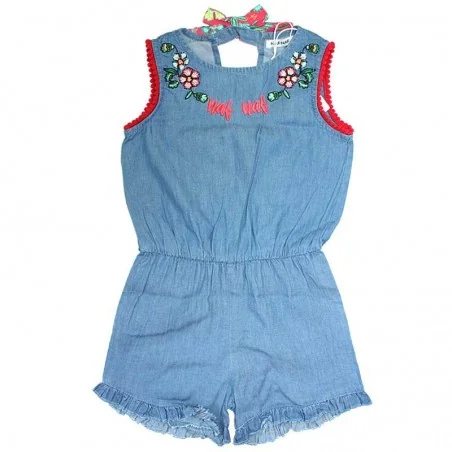 NAF NAF Παιδική Ολόσωμη φόρμα Denim για κορίτσια (NNSE1078) NAF NAF Παιδική Ολόσωμη φόρμα Denim για κορίτσια (NNSE1078)