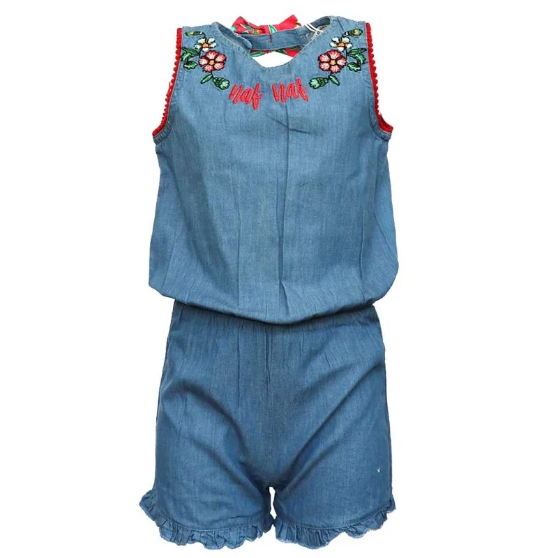 NAF NAF Παιδική Ολόσωμη φόρμα Denim για κορίτσια (NNSE1078) NAF NAF Παιδική Ολόσωμη φόρμα Denim για κορίτσια (NNSE1078)