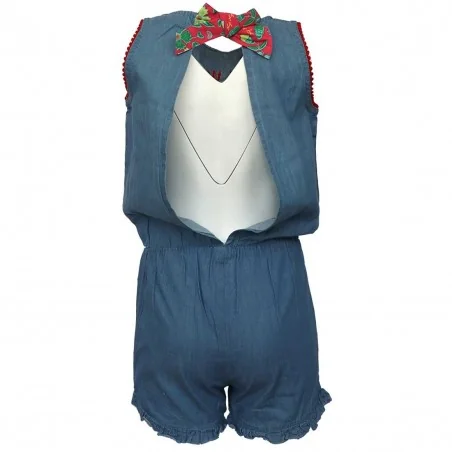 NAF NAF Παιδική Ολόσωμη φόρμα Denim για κορίτσια (NNSE1078) NAF NAF Παιδική Ολόσωμη φόρμα Denim για κορίτσια (NNSE1078)