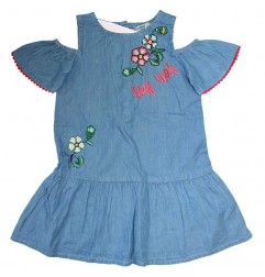 NAF NAF Παιδικό φόρεμα Denim για κορίτσια (NNSE1076)