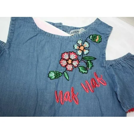 NAF NAF Παιδικό φόρεμα Denim για κορίτσια (NNSE1076)
