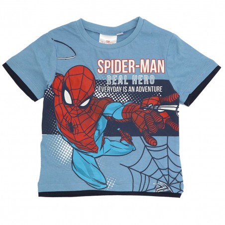 Marvel Spiderman κοντομάνικο Μπλουζάκι Για Αγόρια (EV1037 blue) - Κοντομάνικα μπλουζάκια