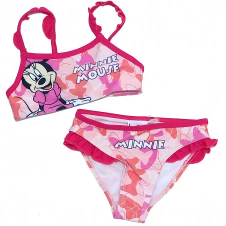 Disney Minnie Mouse Παιδικό Μαγιό Μπικίνι για κορίτσια (EV1877 Pink) - Μπικίνι