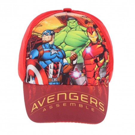 Marvel Avengers παιδικό Καπέλο Τζόκευ Για αγόρια (AVE22-0879 red) - Καπέλα - Τζόκευ (καλοκαιρινά)