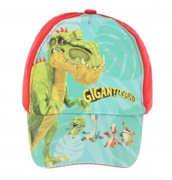 Gigantosaurus παιδικό Καπέλο Τζόκευ Για αγόρια (GIG22-0430 red) - Καπέλα - Τζόκευ (καλοκαιρινά)