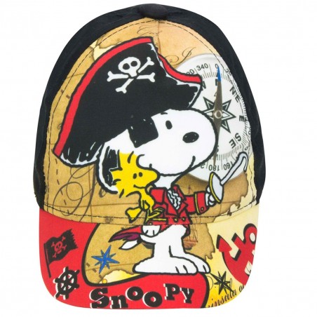 Snoopy βρεφικό Καπέλο Τζόκευ Για αγόρια (SE4147 black)