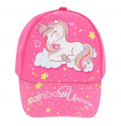 Unicorn παιδικό Καπέλο Τζόκευ Για κορίτσια (UNI22-0461 fux) - Καπέλα - Τζόκευ (καλοκαιρινά)