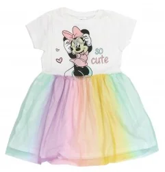 Disney Minnie Mouse Παιδικό καλοκαιρινό Φορεματάκι με τούλι (DIS MF 52 23 8401 CTN TIUL) - Καλοκαιρινά φορέματα