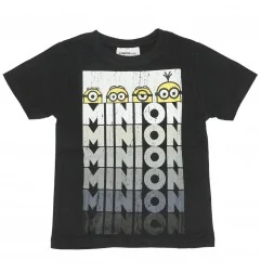 Minions Κοντομάνικο Μπλουζάκι Για αγόρια (MIN 52 02 693 black) - Κοντομάνικα μπλουζάκια