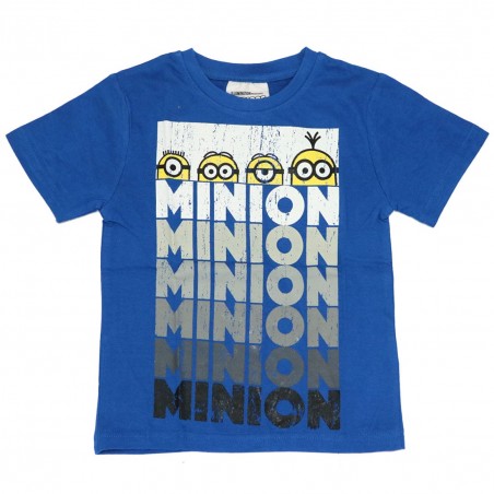 Minions Κοντομάνικο Μπλουζάκι Για αγόρια (MIN 52 02 693 blue) - Κοντομάνικα μπλουζάκια