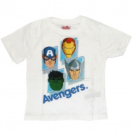 Marvel Avengers κοντομάνικο Μπλουζάκι αγόρια (AV 52 02 381 white) - Κοντομάνικα μπλουζάκια