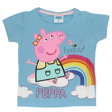 Peppa Pig Κοντομάνικο Μπλουζάκι Για Κορίτσια (PP 52 02 874 blue) - Κοντομάνικα μπλουζάκια