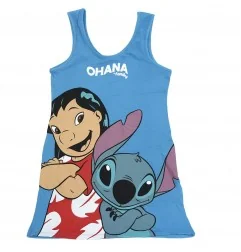 Disney Lilo & Stitch Γυναικείο Νυχτικό (EV3507 blue) - Γυναικεία νυχτικά