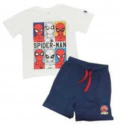 Marvel Spiderman Καλοκαιρινό Σετ Για Αγόρια (SP S 52 12 1320 white) - Καλοκαιρινά Σετ