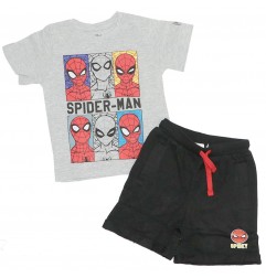 Marvel Spiderman Καλοκαιρινό Σετ Για Αγόρια (SP S 52 12 1320 grey) - Καλοκαιρινά Σετ