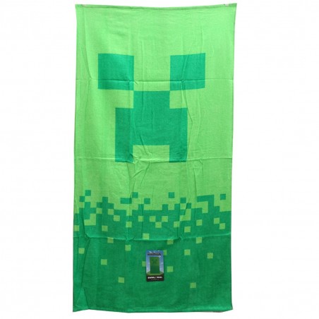 Minecraft παιδική Πετσέτα Θαλάσσης Digital Creeper 70x140εκ. (JFK103397) - Πετσέτες Βαμβακερές