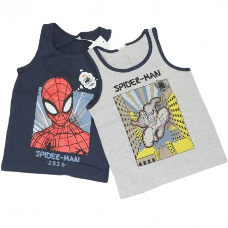 Marvel Spiderman παιδικά φανελάκια σετ 2 τεμαχίων (BKJ 31578 SPD) Marvel Spiderman παιδικά φανελάκια σετ 2 τεμαχίων (BKJ 31578 SPD)