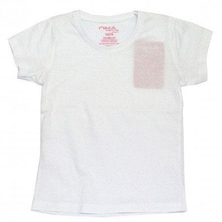 NIKA λευκό μπλουζάκι για κορίτσια (EMM 52022247A) - Κοντομάνικα μπλουζάκια
